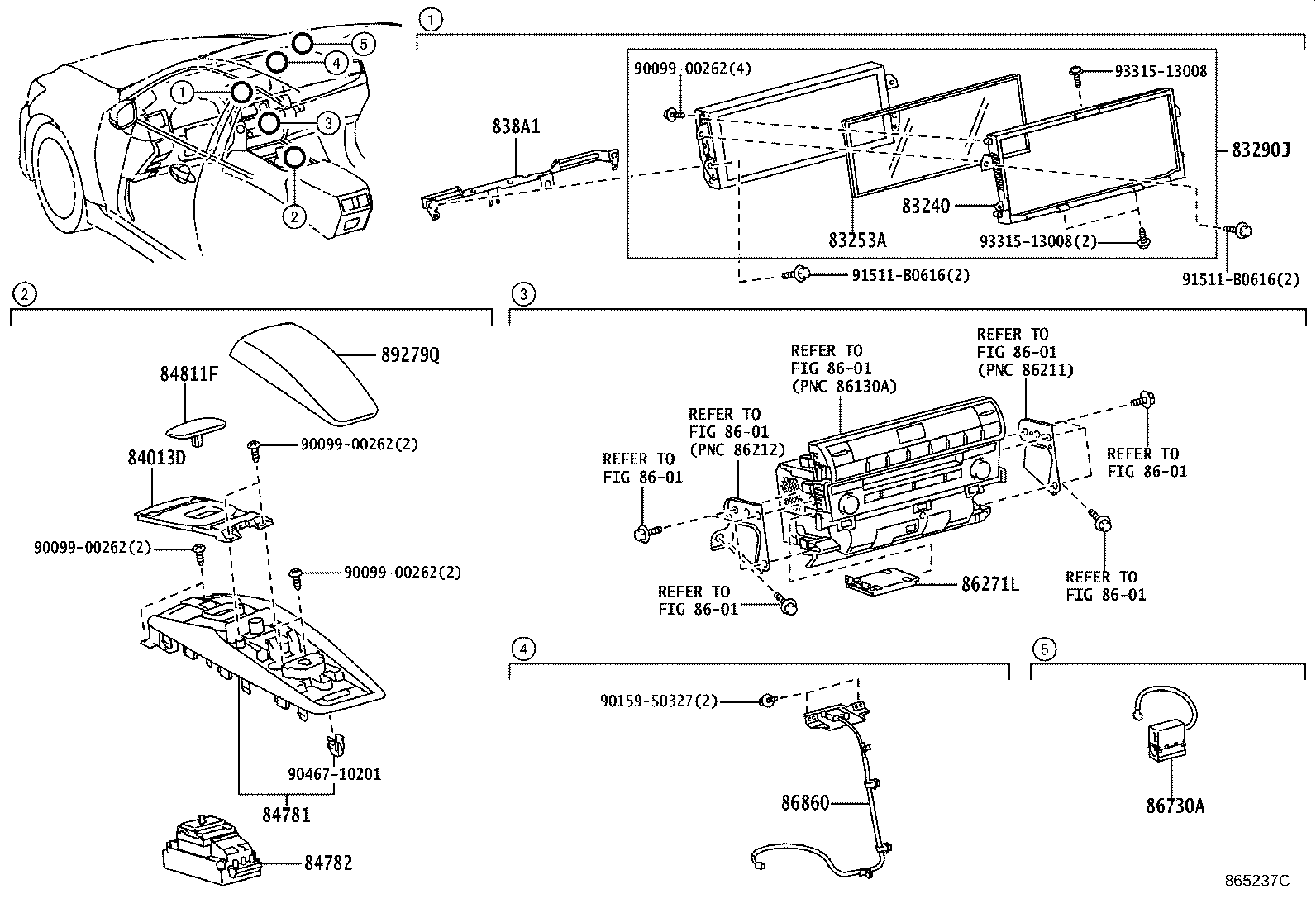 Toyota 86271-50A50 HARD DISC