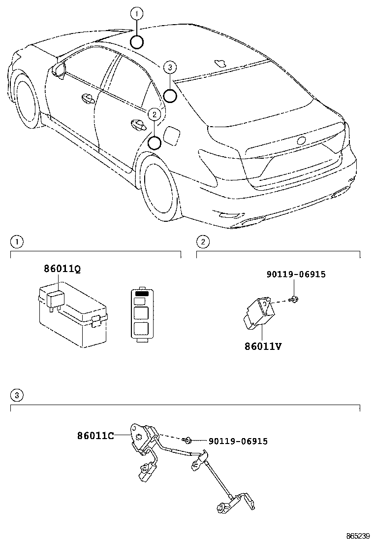 86804-50140 RECEIVER ASSY, MULTI-MEDIA MODULE product image