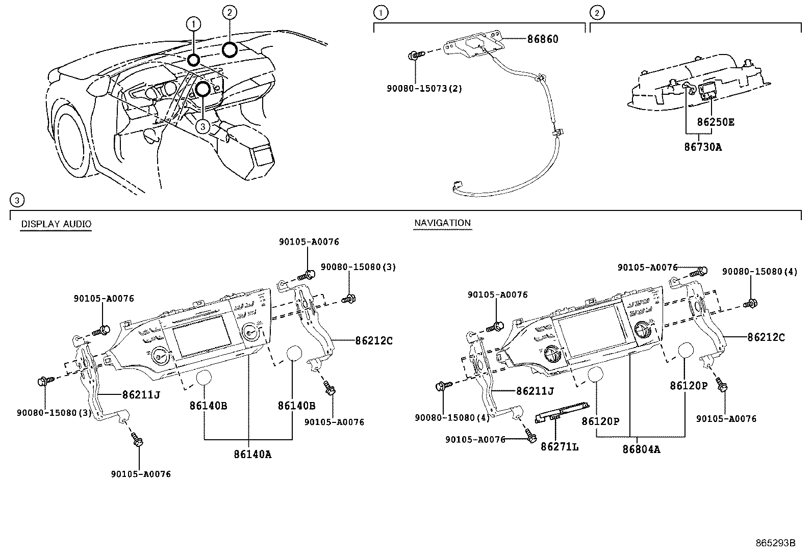 Toyota 86140-07100 RECEIVER ASSY, RADIO & DISPLAY