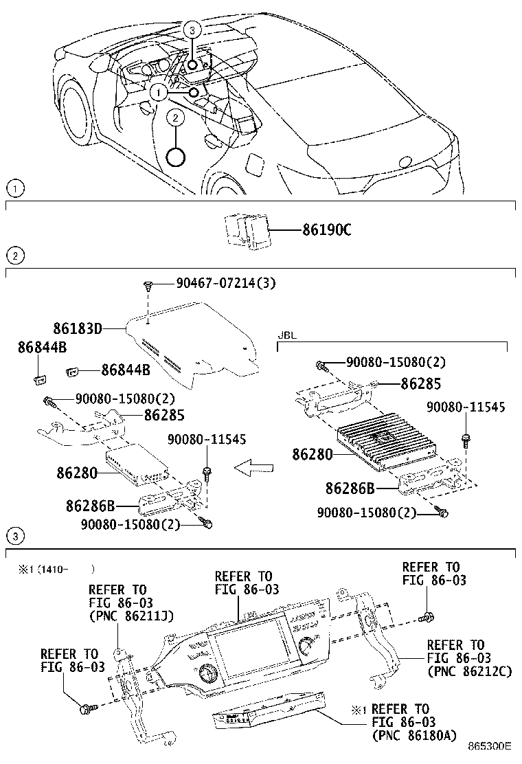 Toyota 86183-07010 COVER, AUDIO AMPLIFIER
