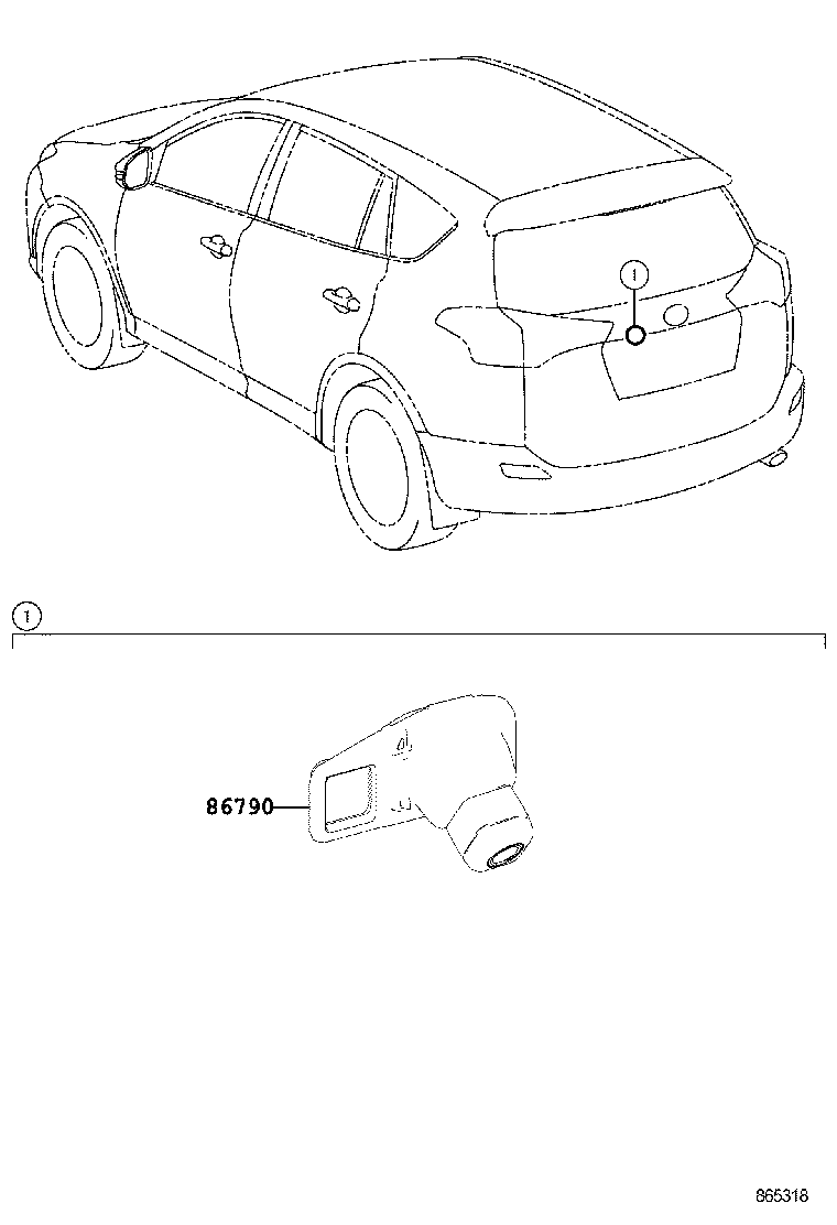 86792-42080 COMPUTER, PARKING ASSIST product image