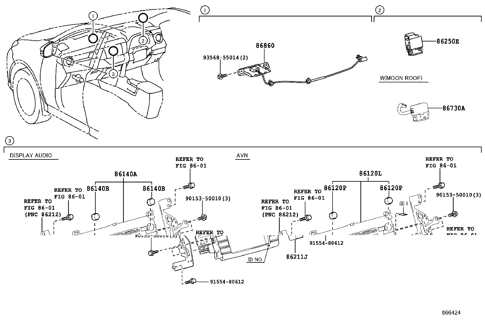 90010-22104 KNOB, RADIO & DISPLAY RECEIVER SWITCH product image