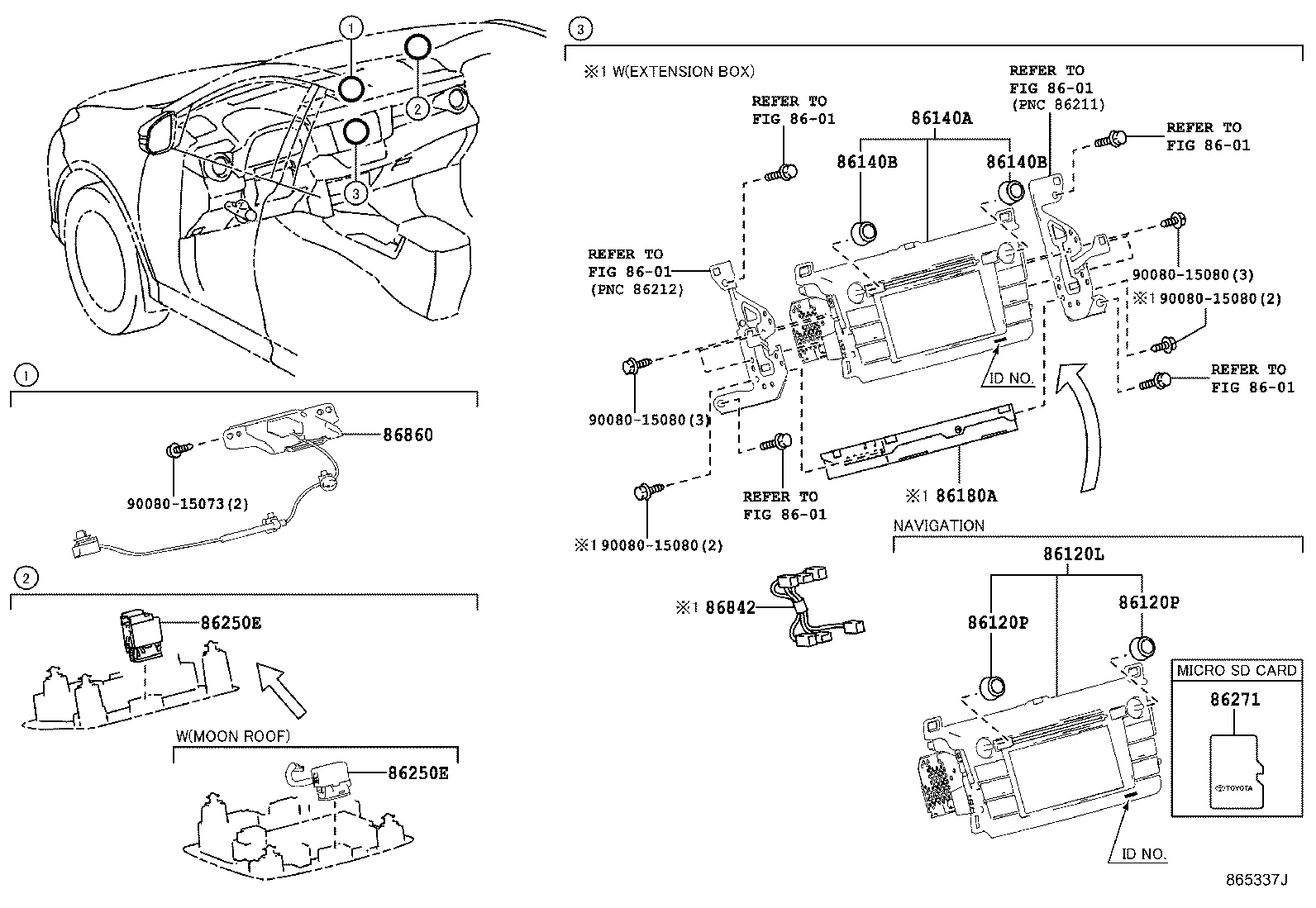 Toyota 86140-0R010 RECEIVER ASSY, RADIO & DISPLAY