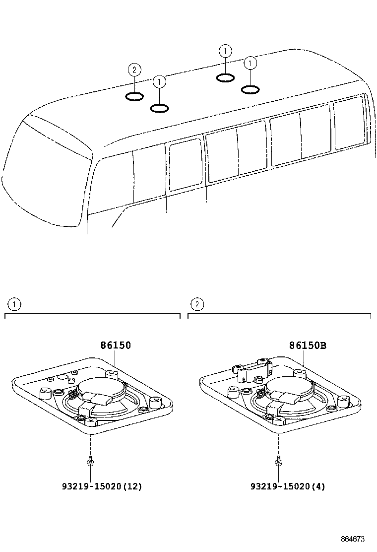 86150-0S010-A0 SPEAKER ASSY, W/BOX, NO.1 product image