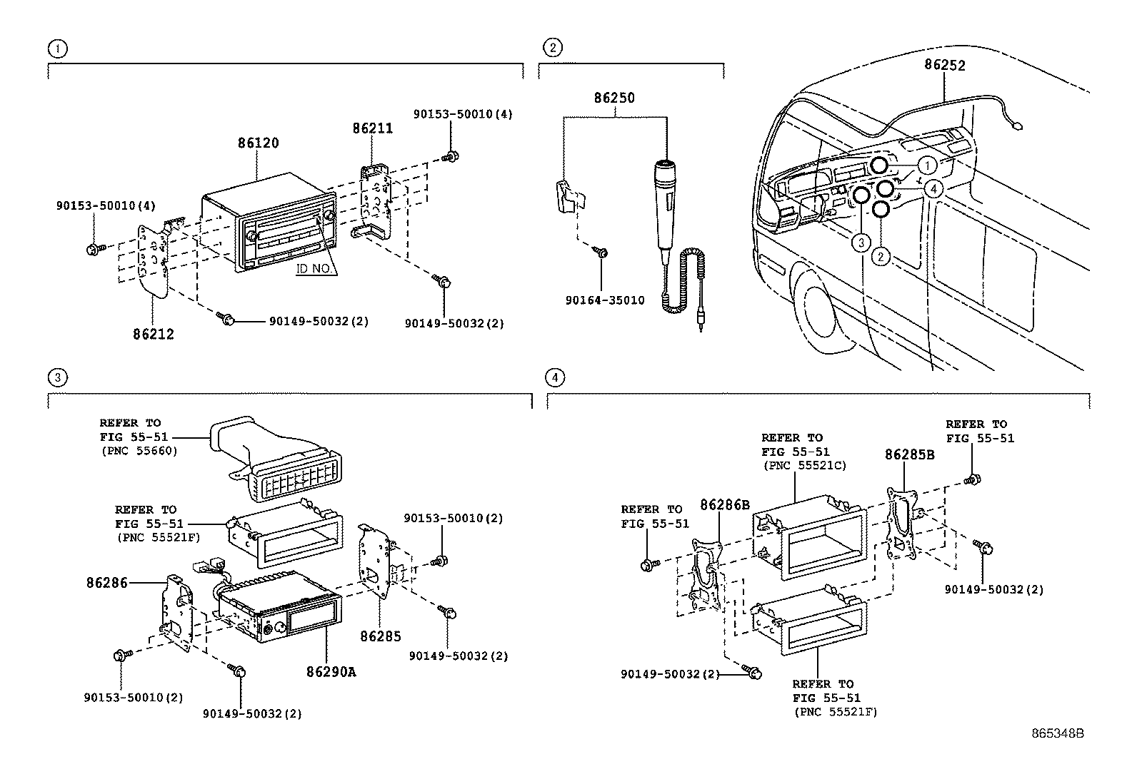 86285-0S011 BRACKET, AMPLIFIER, NO.1 product image