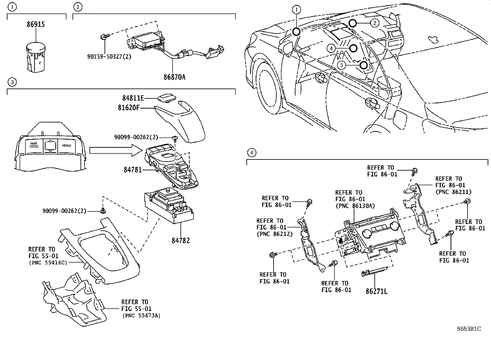 86111-75010 MULTI-DISPLAY product image
