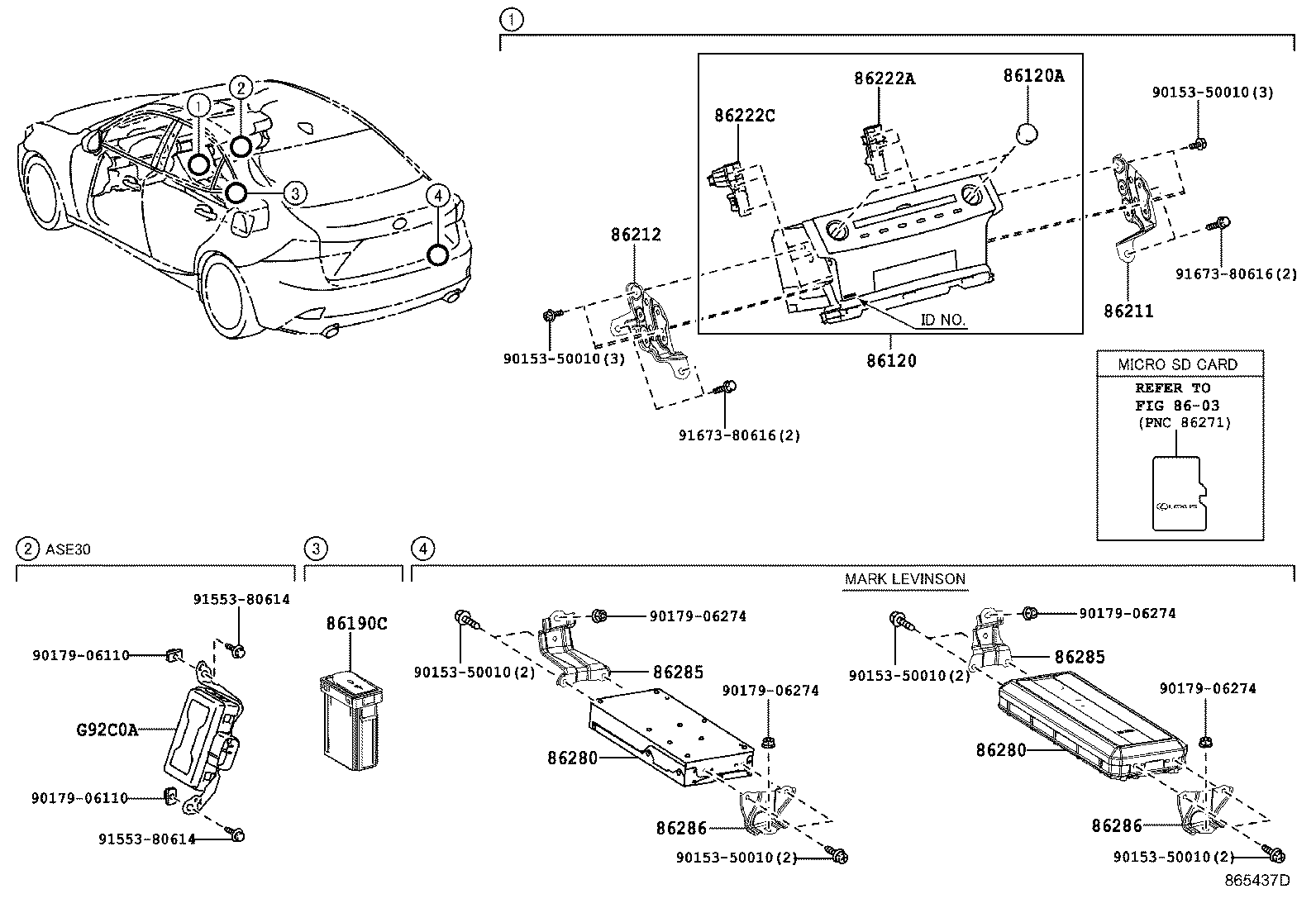 86250-53010 MICROPHONE ASSY, AMPLIFIER product image
