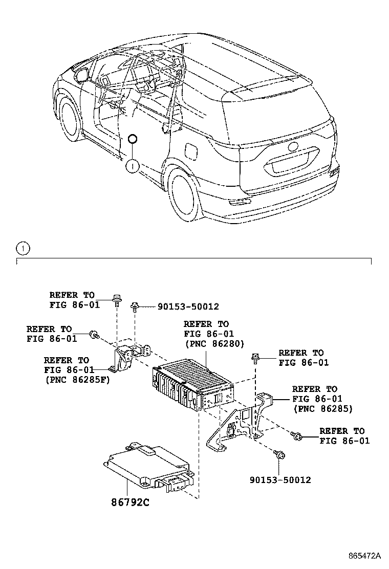 86170-28110 SWITCH & VOLUME ASSY, TELEVISION product image