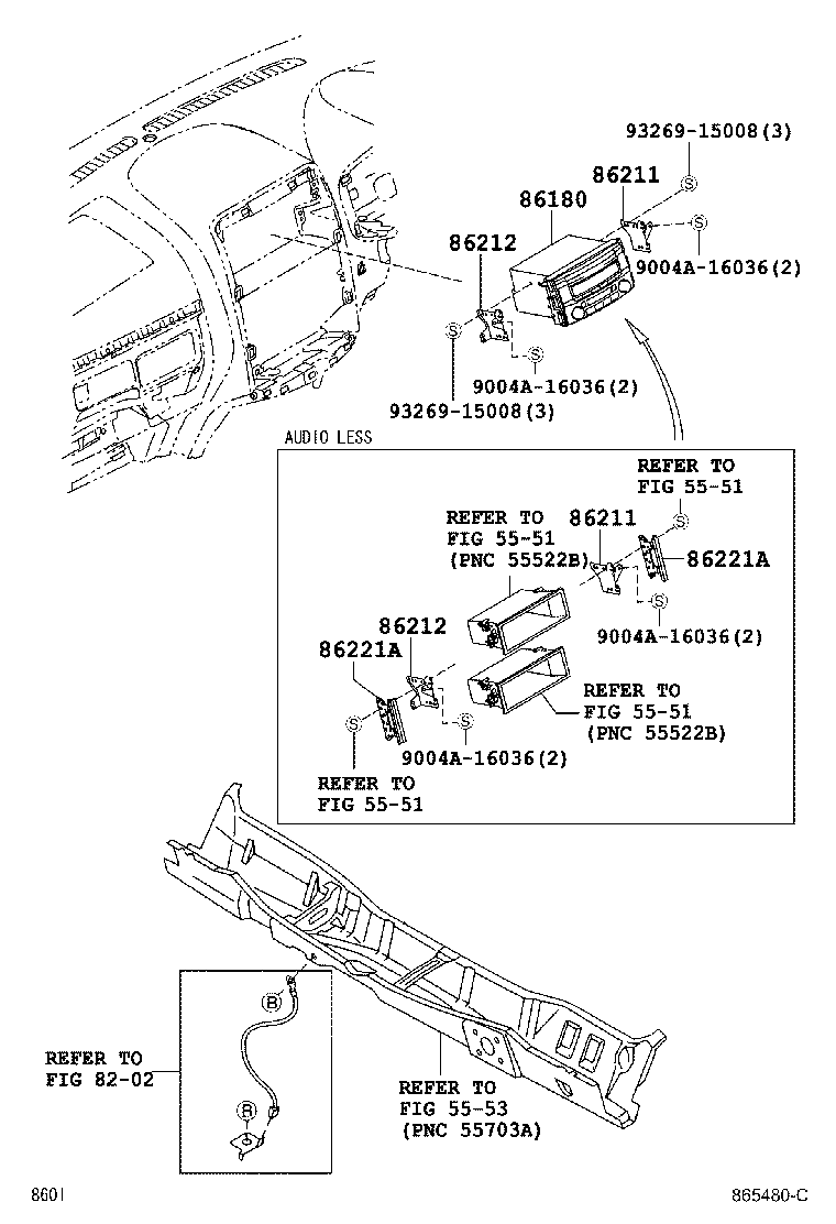 86180-BZ130 TUNER ASSY, STEREO COMPONENT product image