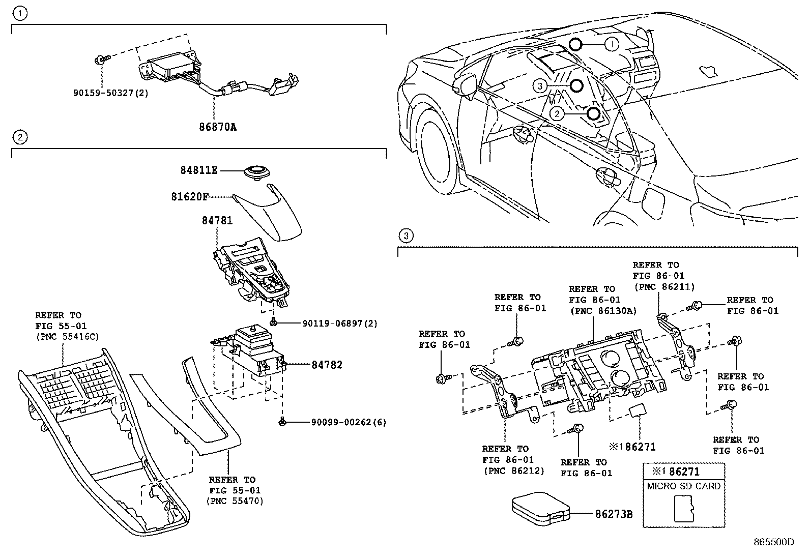 86111-75040 MULTI-DISPLAY product image