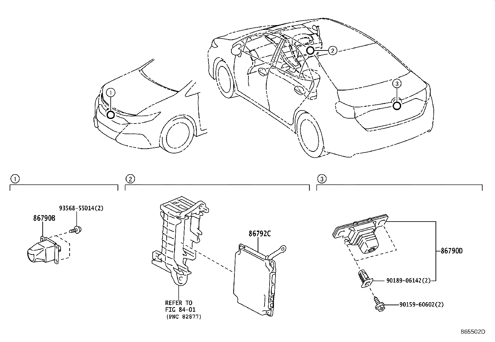 86792-75010 COMPUTER, PARKING ASSIST product image
