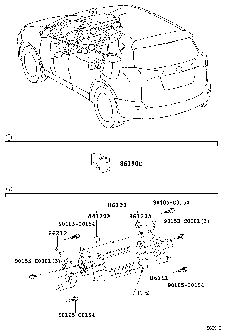 F1334-42010 BRACKET, CONVERTER CONTROL, NO.1 product image
