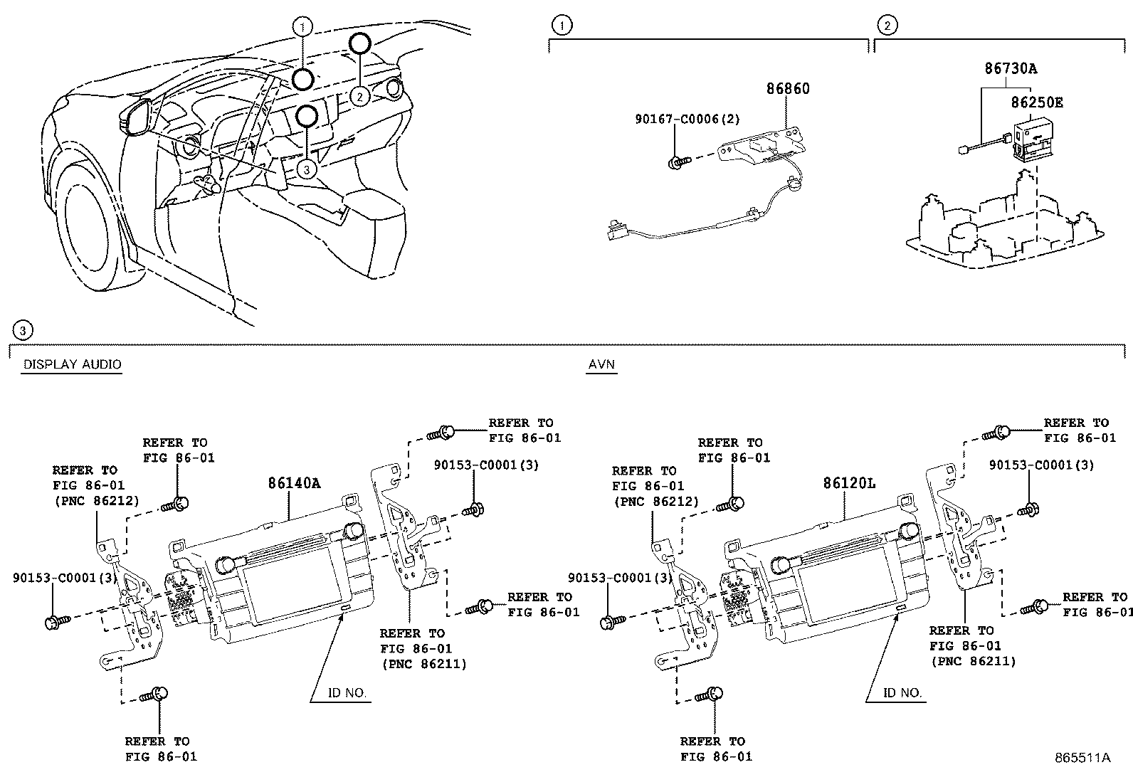 86860-0R020 ANTENNA ASSY, NAVIGATION product image