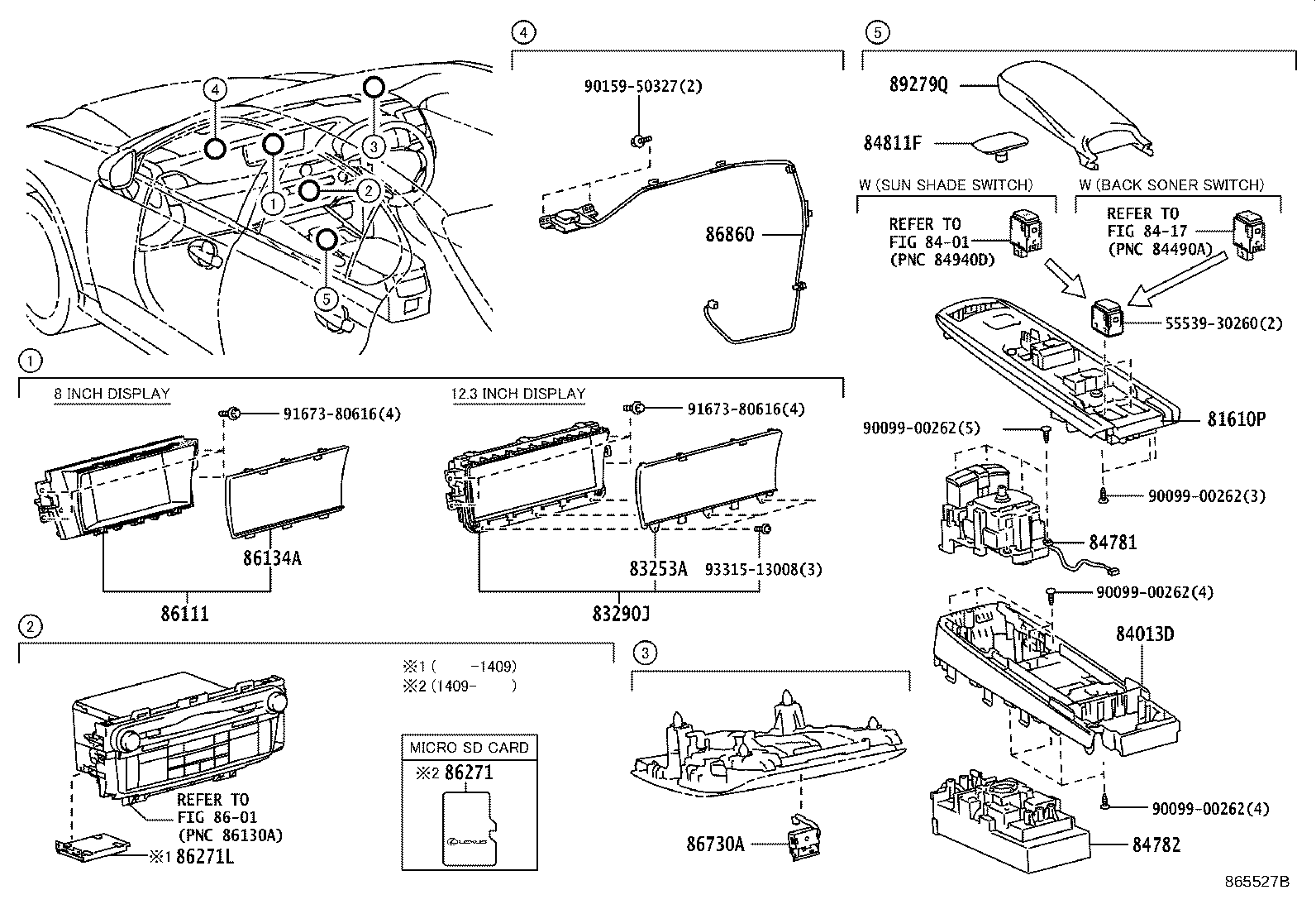 86110-30320 MULTI-DISPLAY product image