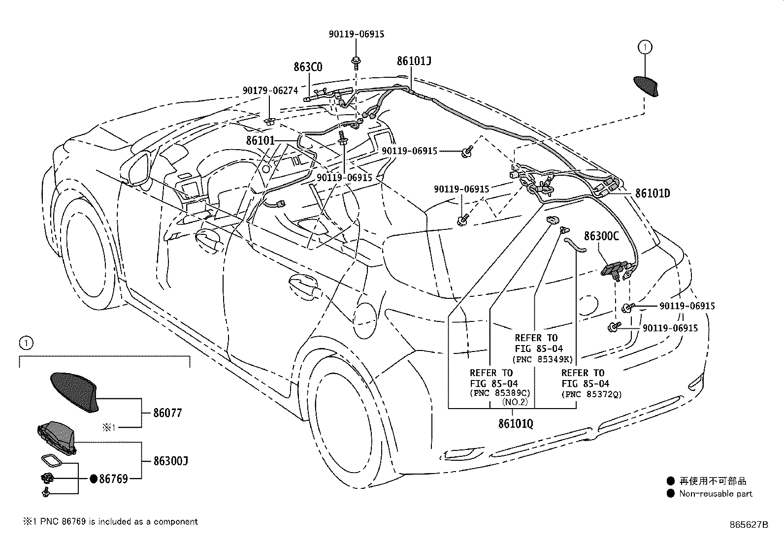 Thumbnail 2 for 86077-76010-C0