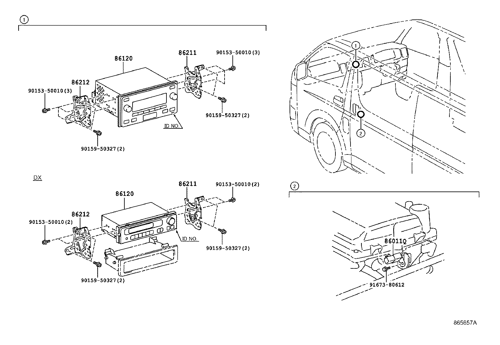 86120-26200 RECEIVER ASSY, RADIO product image