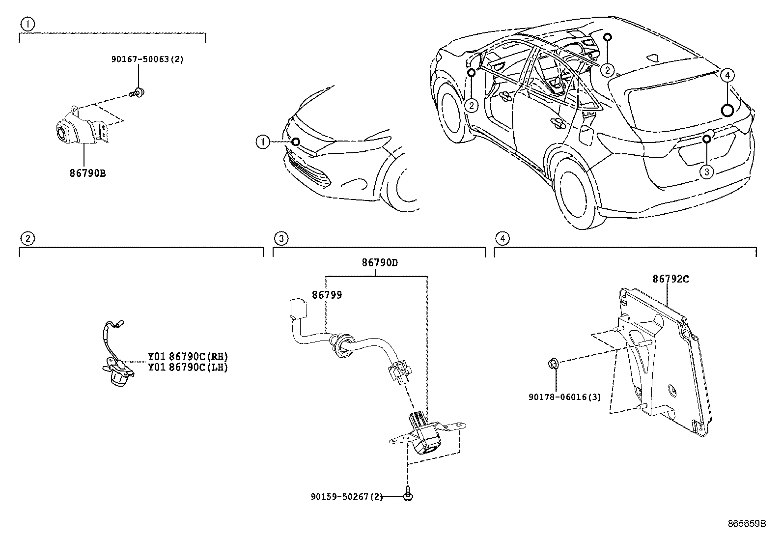 86792-48363 COMPUTER, PARKING ASSIST product image
