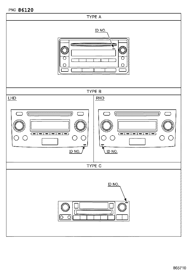 86120-0K751 RECEIVER ASSY, RADIO product image