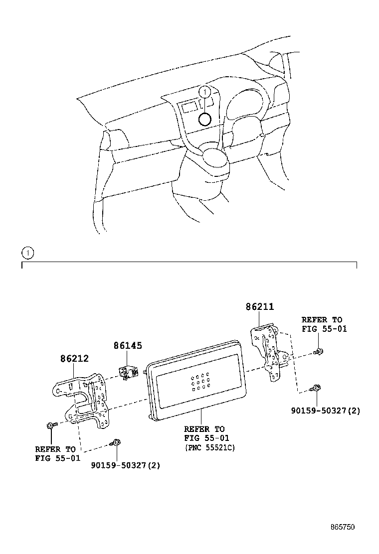 86120-52A90 RECEIVER ASSY, RADIO product image