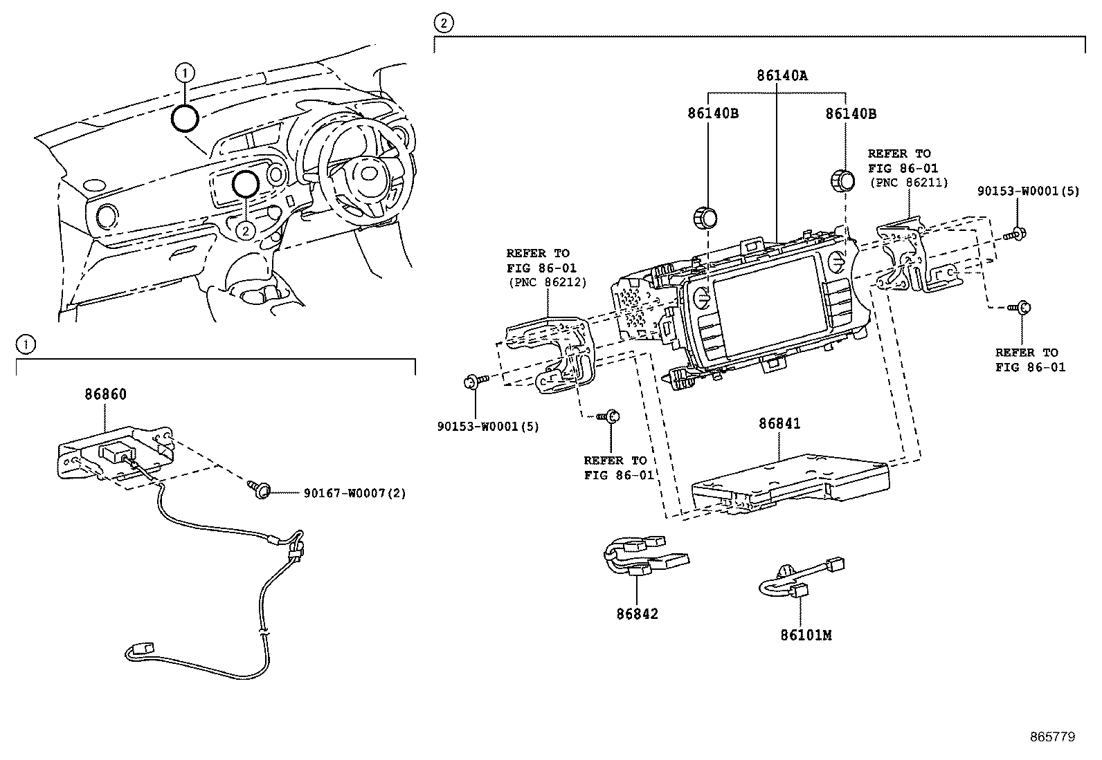 86203-YY150 Toyota Reference Part product image