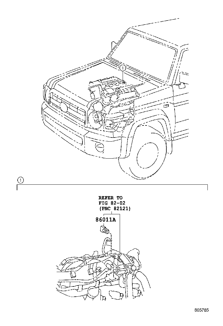 86212-60470 BRACKET, RADIO, NO.2 product image