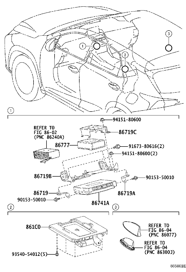 Toyota 86719-78020 BRACKET, TELEPHONE NO.1