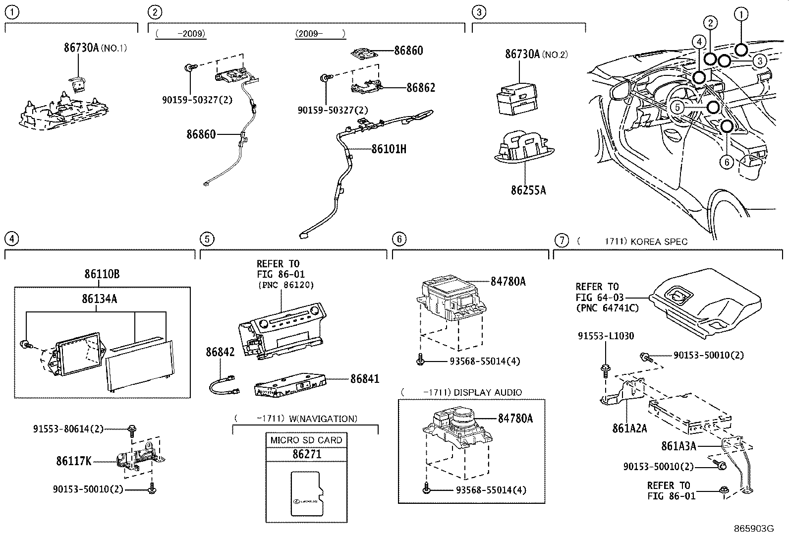 Toyota 86840-33204 COMPUTER, NAVIGATION