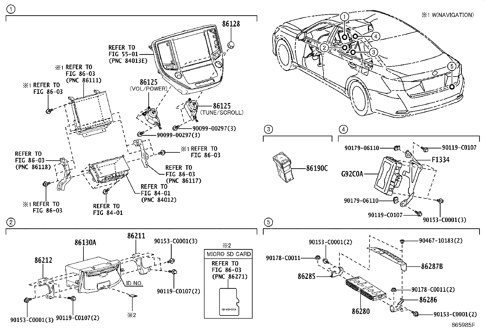 86125-0N010 KNOB, RADIO RECEIVER SWITCH product image