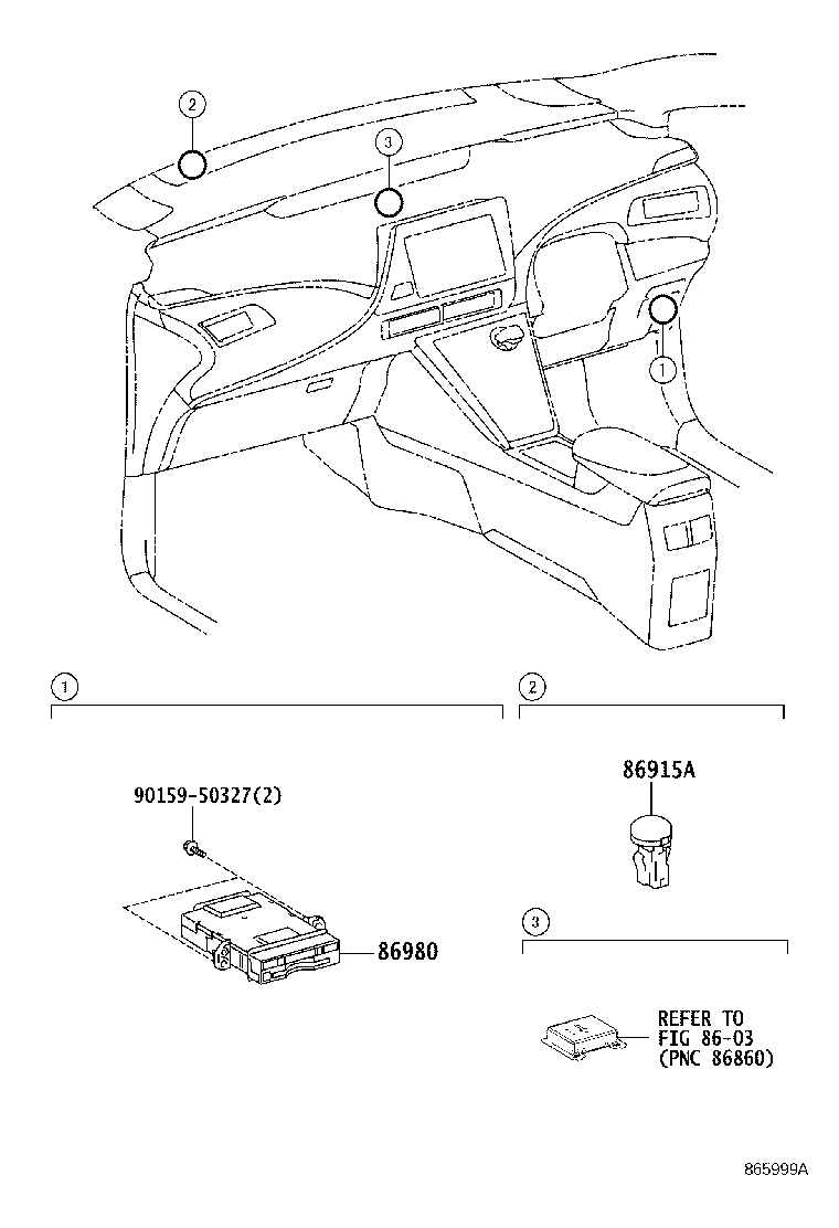 86980-30100 COMPUTER ASSY, TOLL COLLECTION product image