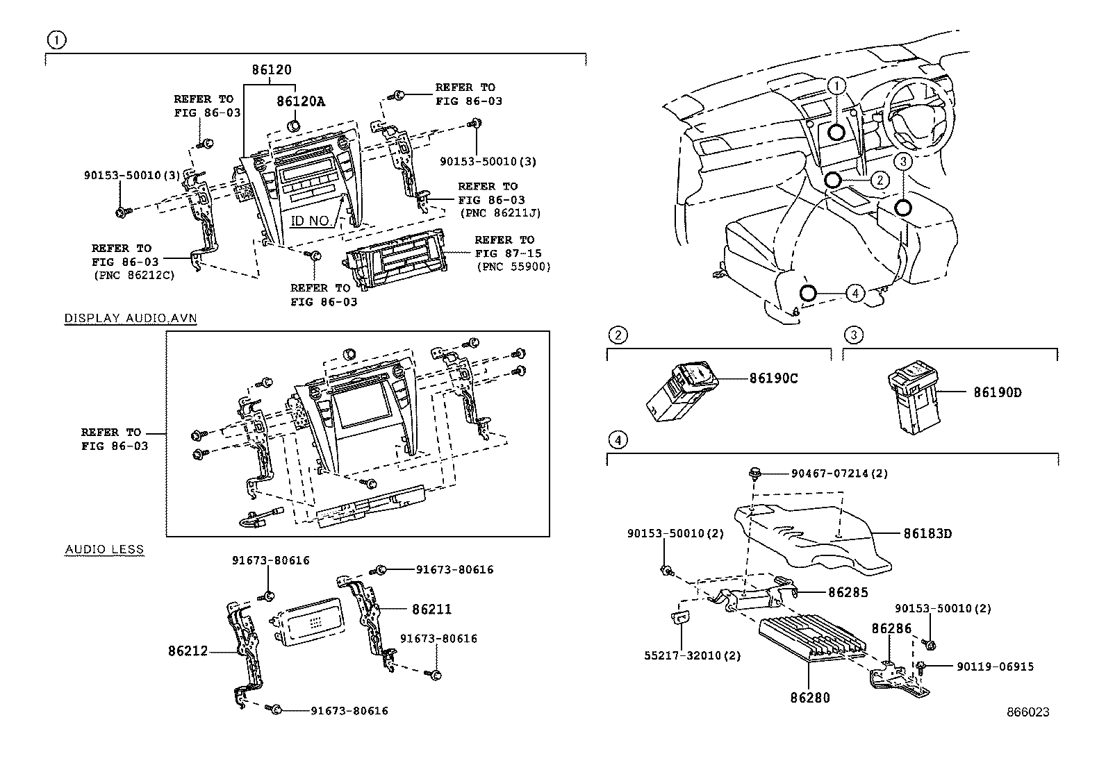 86211-06150 BRACKET, RADIO, NO.1 product image