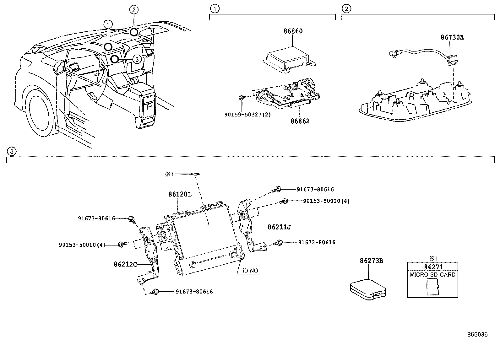 86840-58070 COMPUTER, NAVIGATION product image