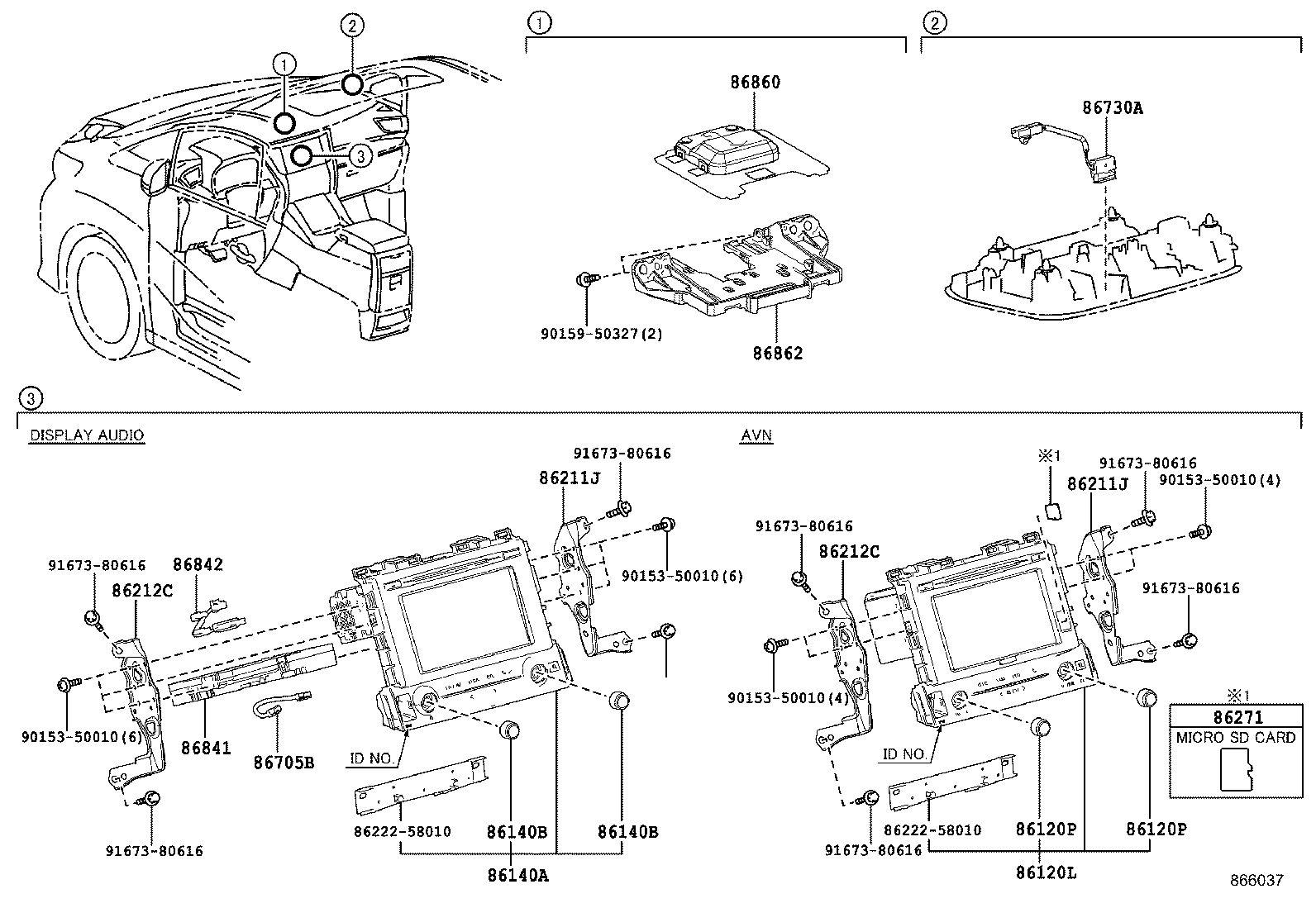 86211-58110 BRACKET, RADIO RECEIVER, NO.1 product image