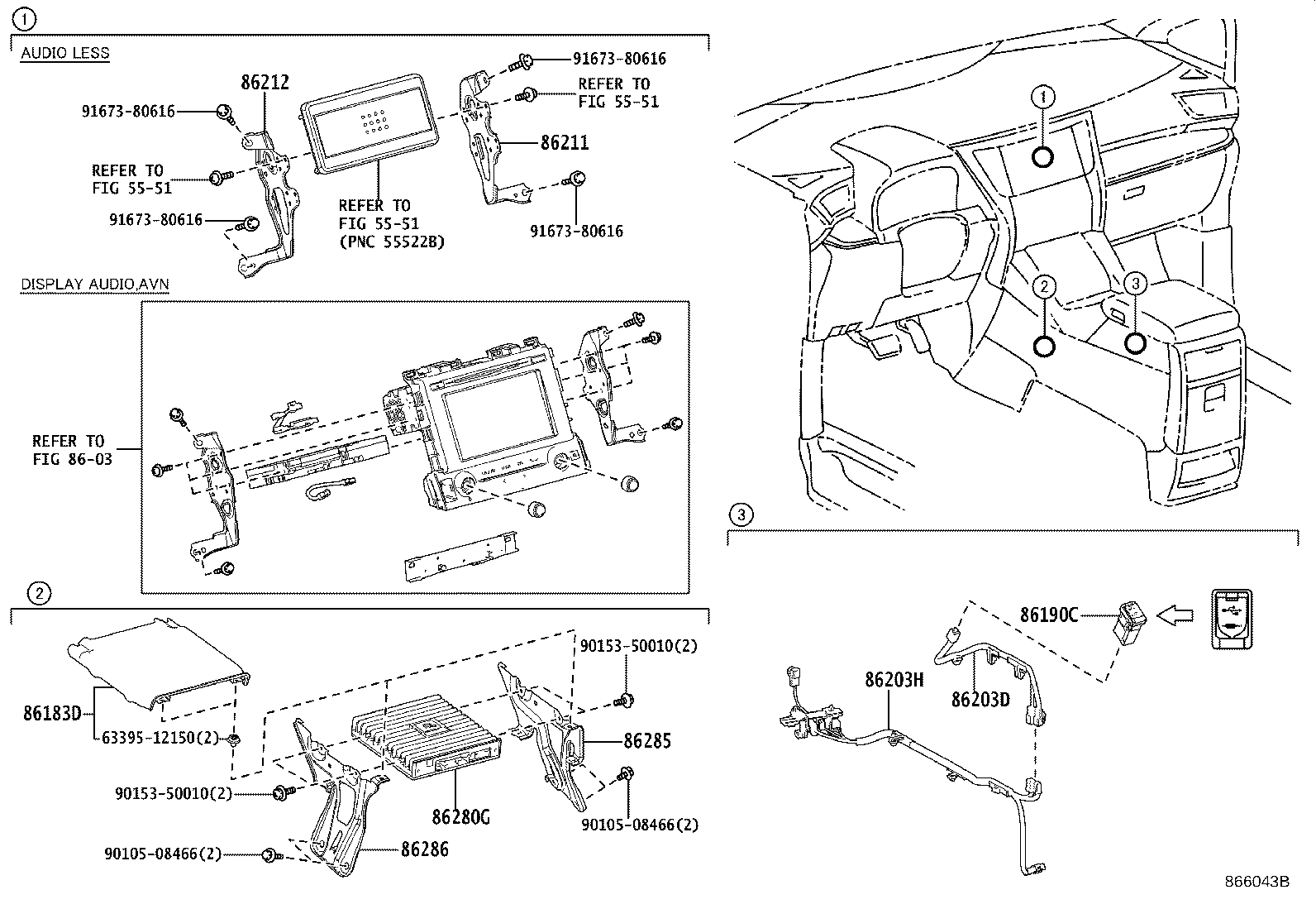 86212-58120 BRACKET, RADIO, NO.2 product image