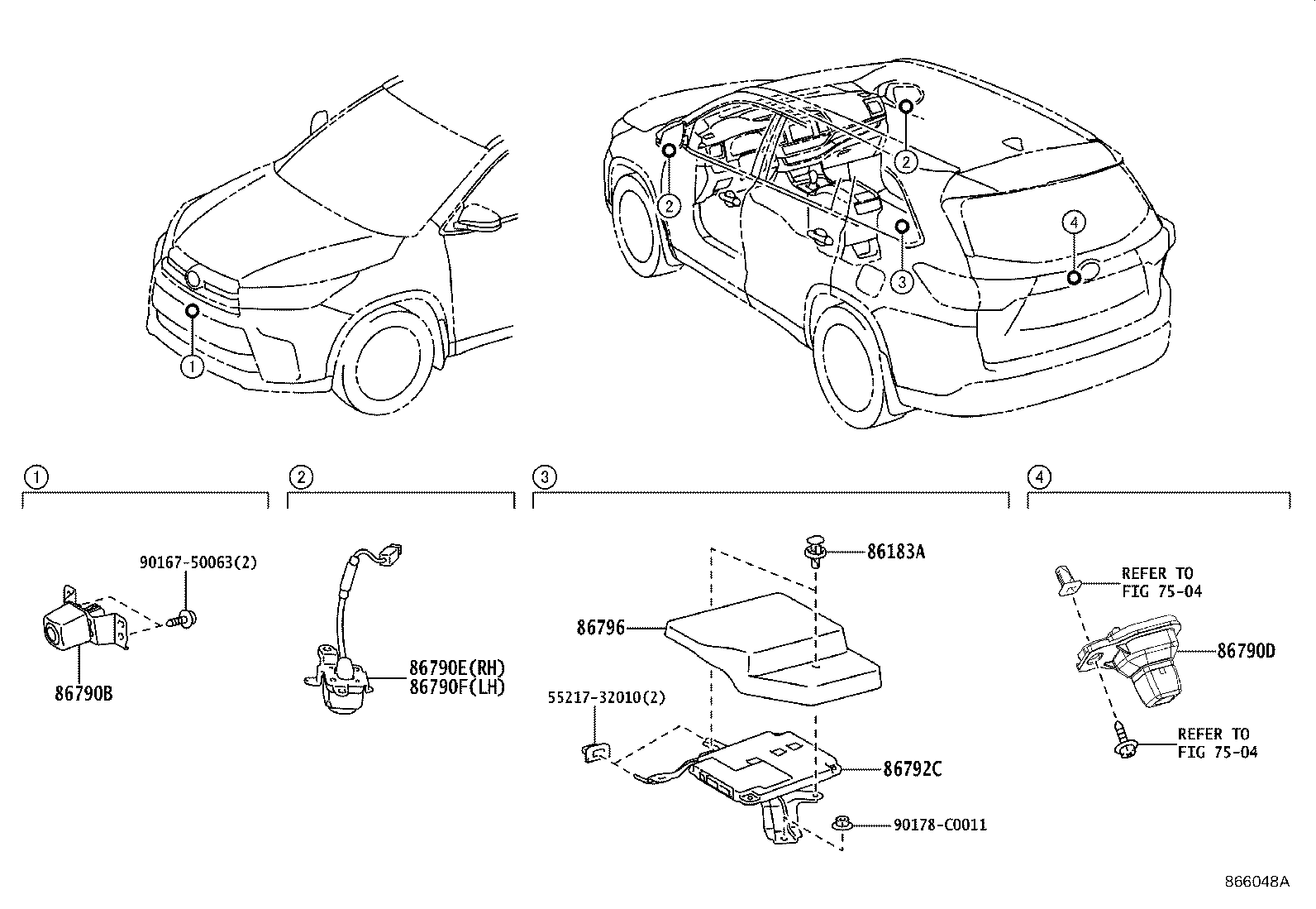 86792-48350 COMPUTER, PARKING ASSIST product image