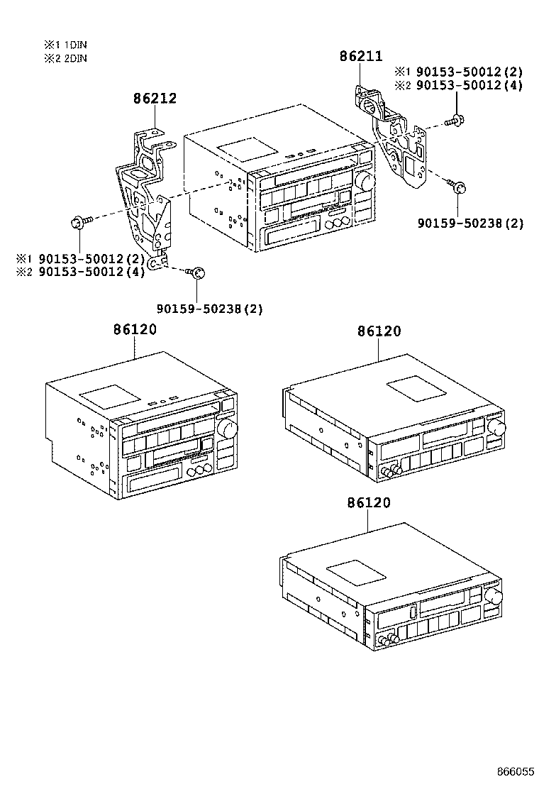 86280-14280 AMPLIFIER ASSY, STEREO COMPONENT product image