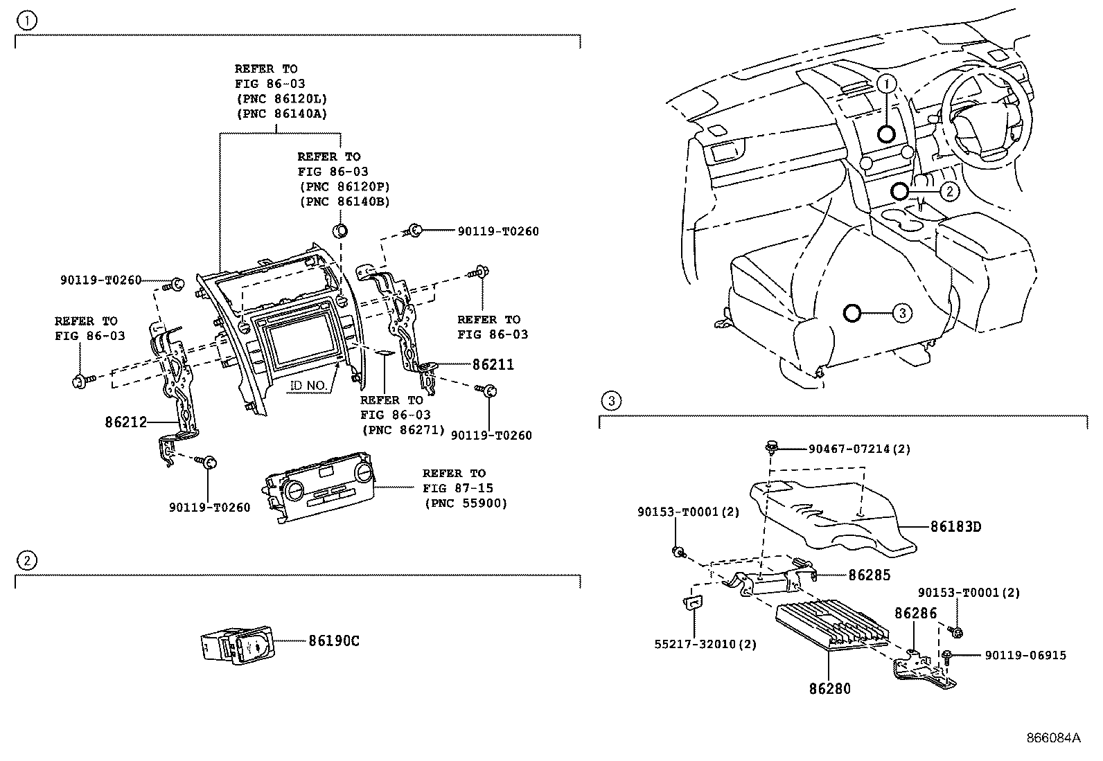 86285-06070 BRACKET, AMPLIFIER, NO.1 product image