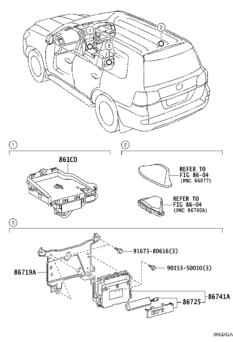 86740-60220 TRANSCEIVER, TELEMATICS product image