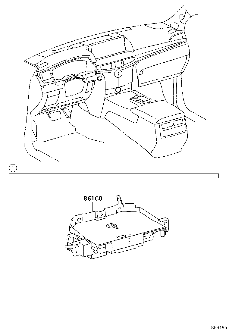86740-60270 TRANSCEIVER, TELEMATICS product image