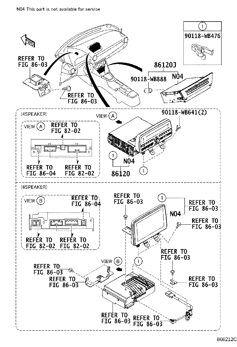 Toyota 90010-WB001 KNOB, RADIO RECEIVER SWITCH