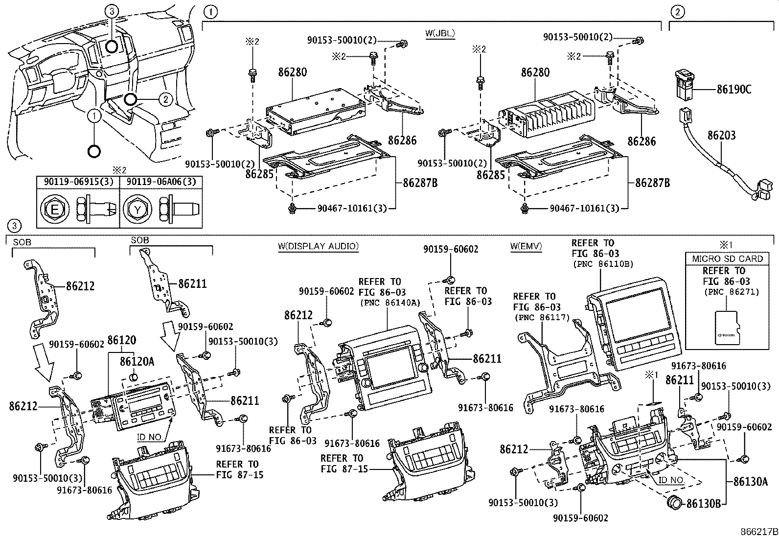 86212-60450 BRACKET, RADIO, NO.2 product image