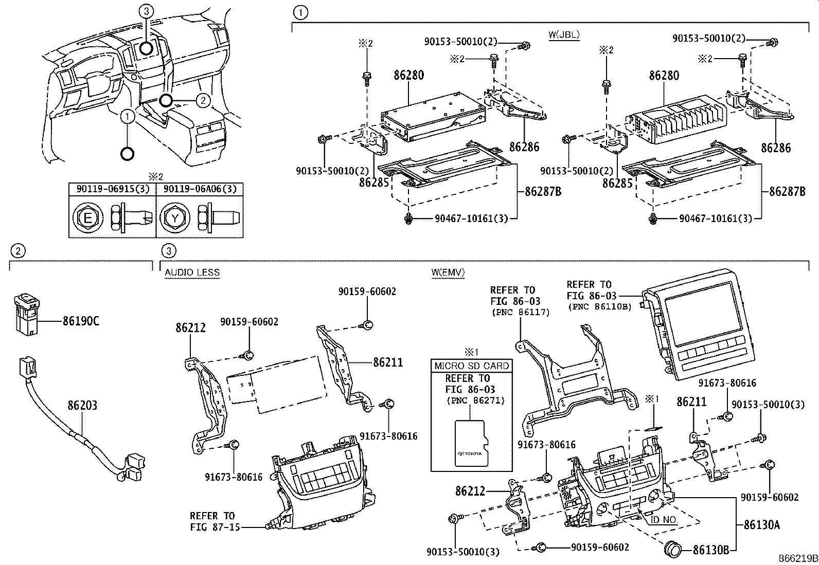 86212-60230 BRACKET, RADIO, NO.2 product image
