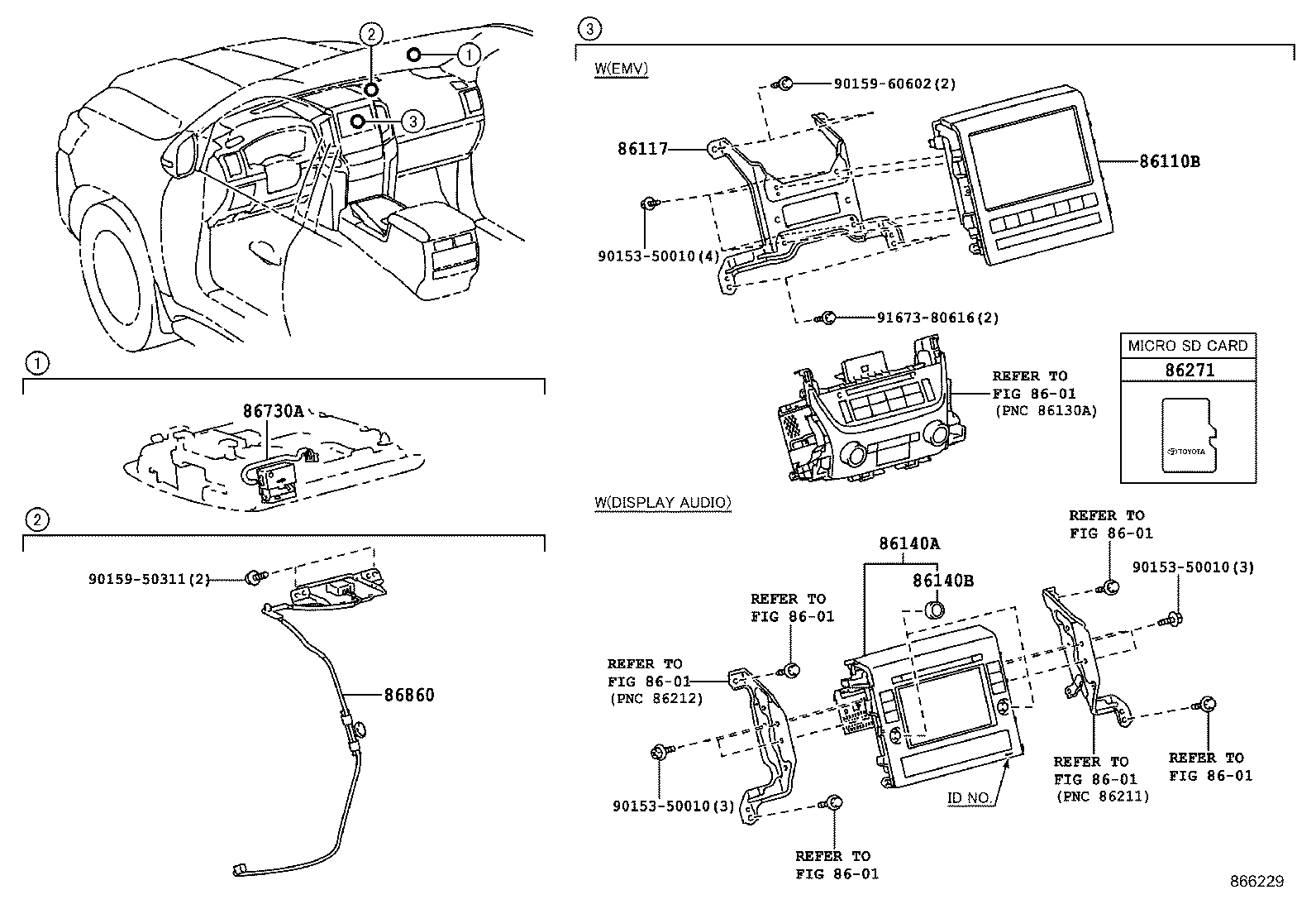 86110-60180 MULTI-DISPLAY ASSY product image