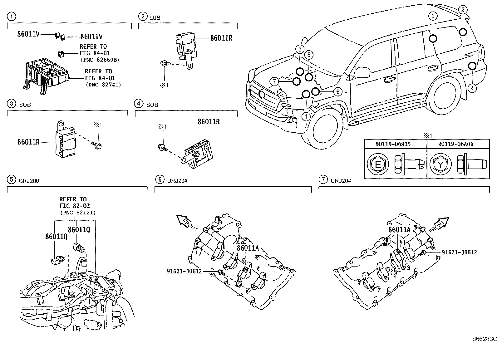 86212-60450 BRACKET, RADIO, NO.2 product image