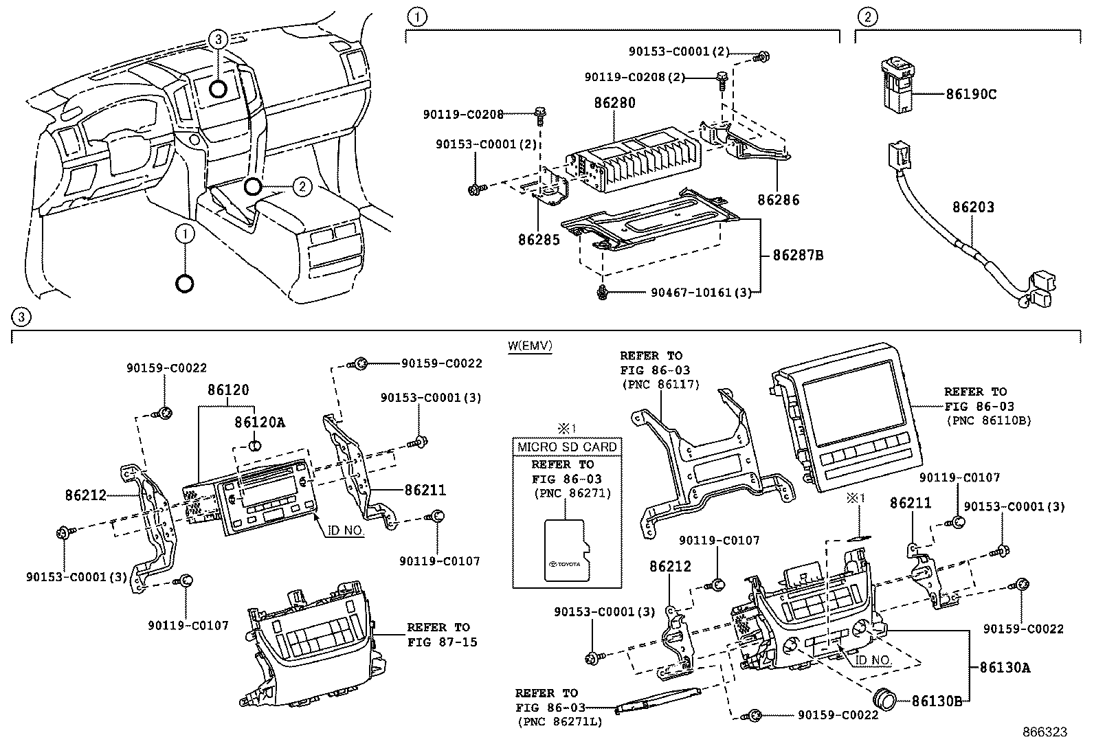 90011-25279 KNOB, RADIO RECEIVER SWITCH product image