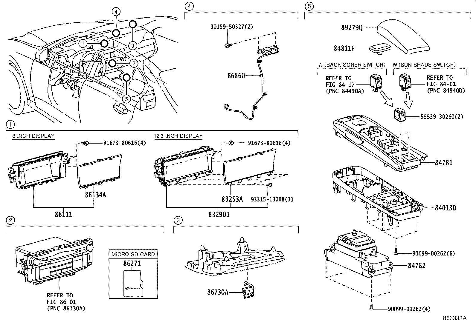 86110-30320 MULTI-DISPLAY product image