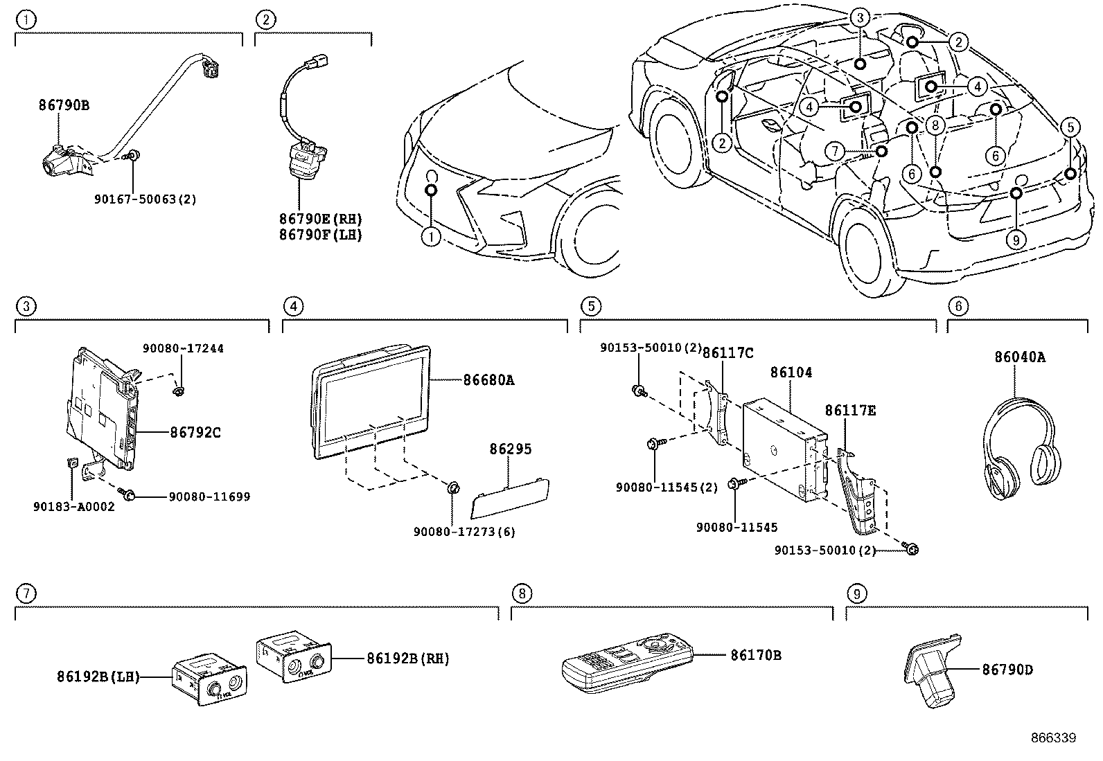 86680-48191 DISPLAY ASSY, TELEVISION product image