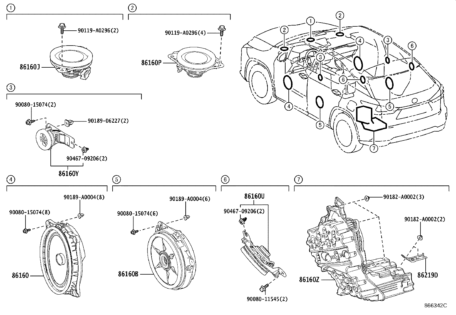 Thumbnail 2 for 86160-0E290