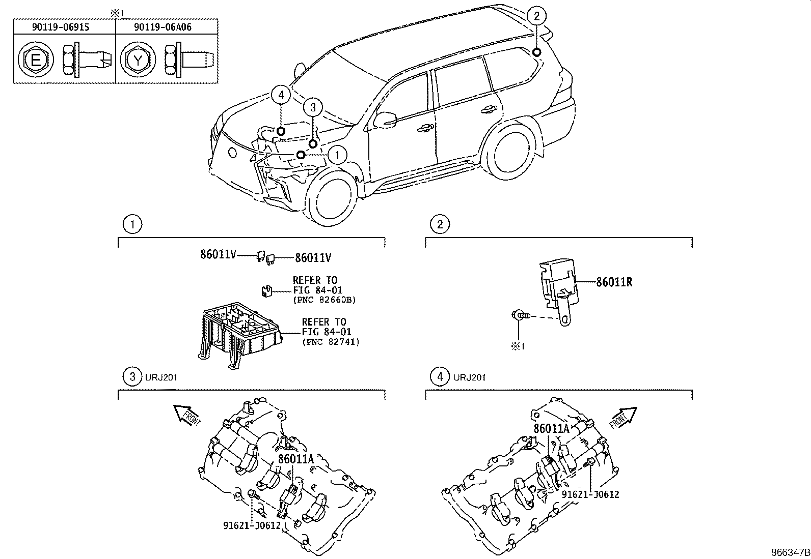 86212-60460 BRACKET, RADIO, NO.2 product image