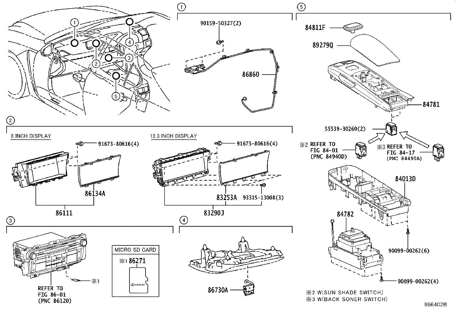 84781-30190 SWITCH, REMOTE OPERATION product image