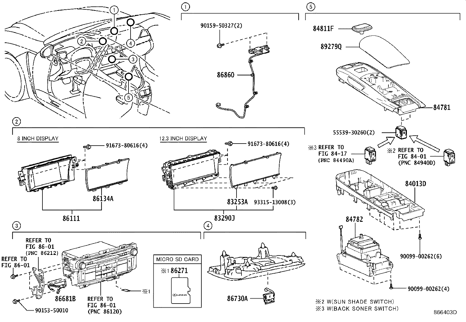 84781-30190 SWITCH, REMOTE OPERATION product image
